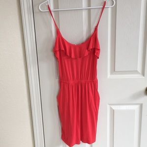 Lush Red Spaghetti Dress (With Pockets!)